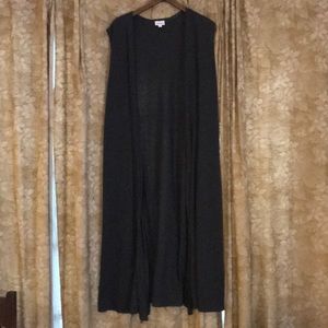 Gray Lularoe Joy Vest XL